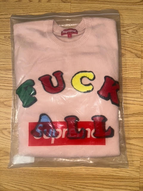 Supreme Fuck All Sweater