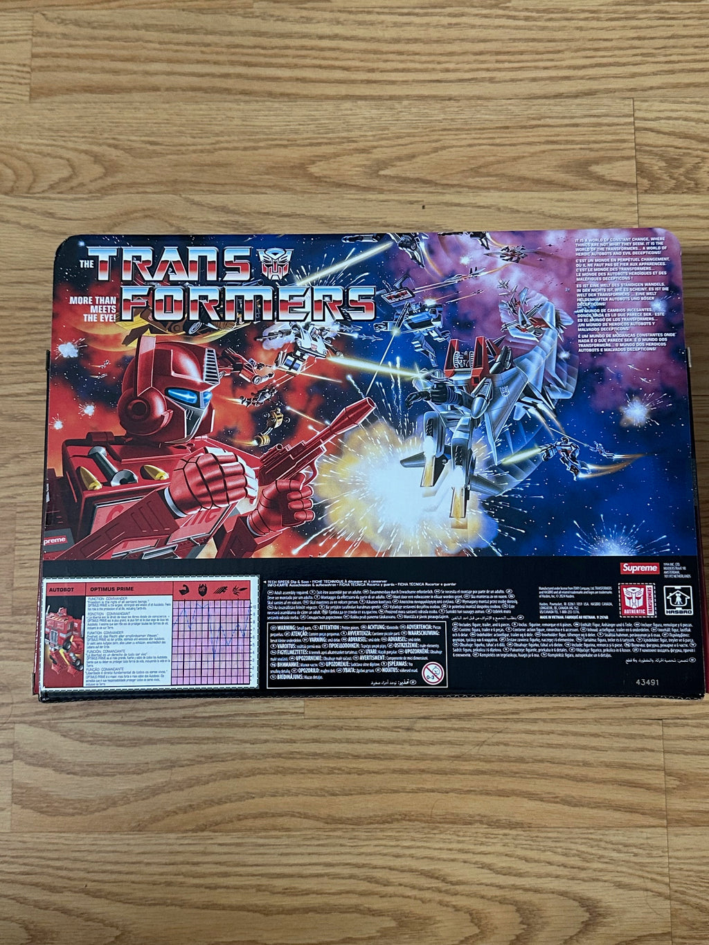 Supreme Transformer G1 Optimus Primse