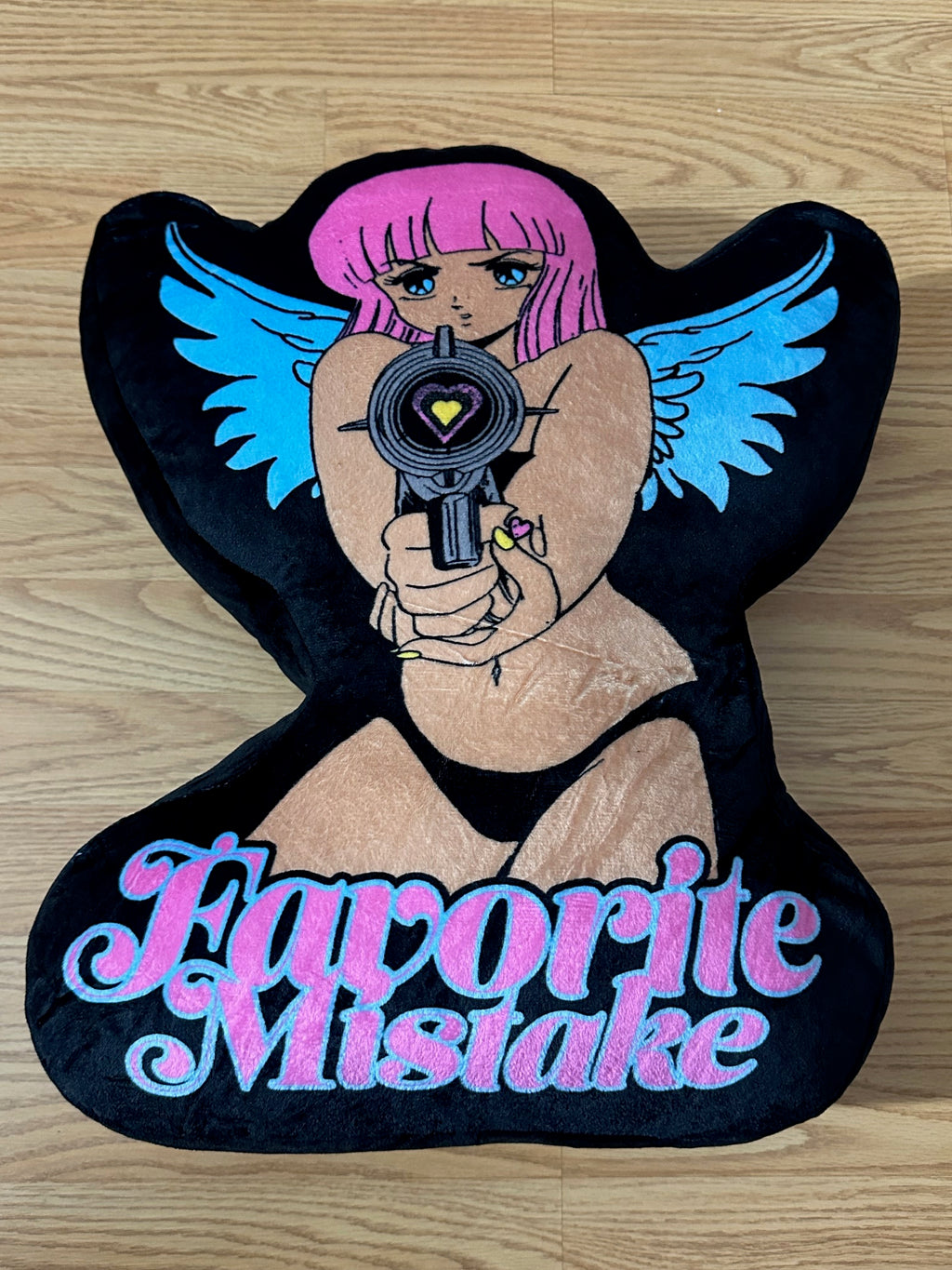 Favorite Mistake pinup pillow