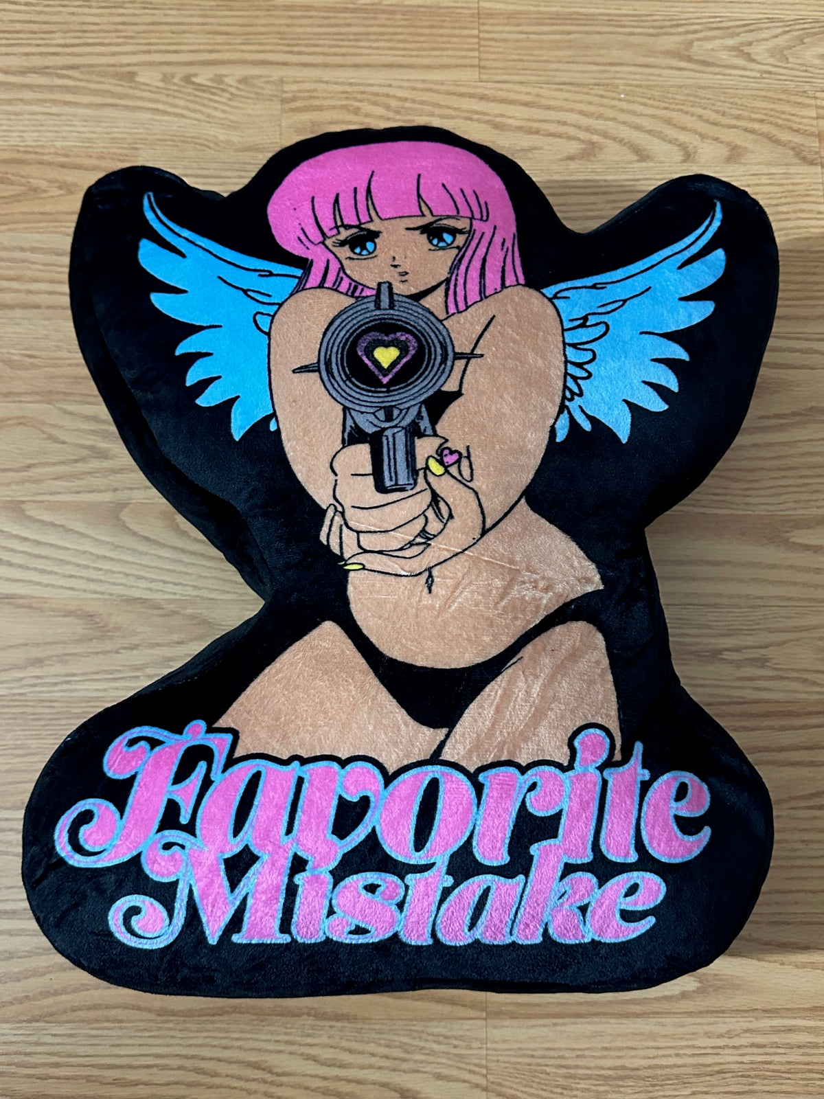 Favorite Mistake pinup pillow