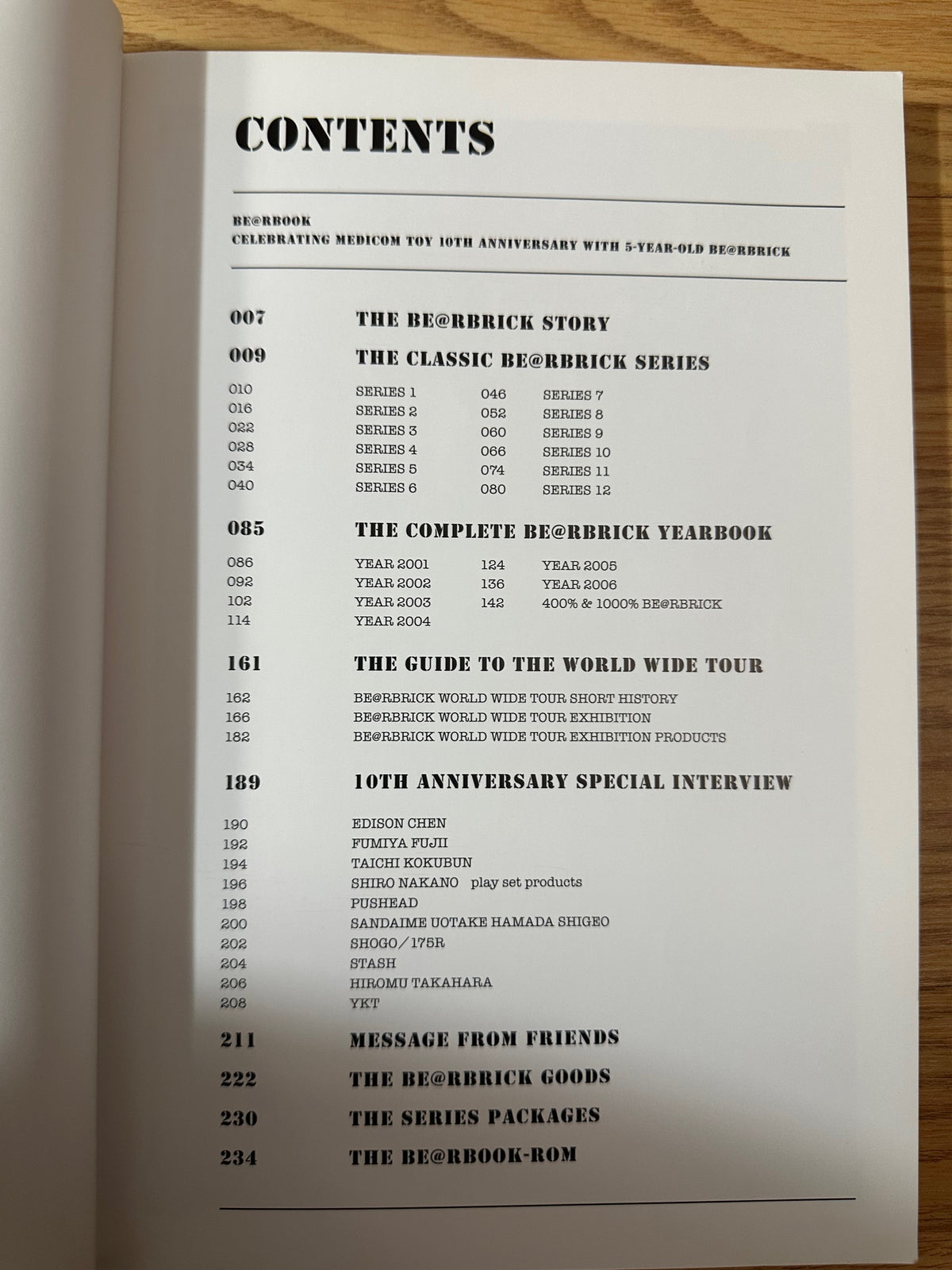BearBrick 10th Anniversary Book and Bear
