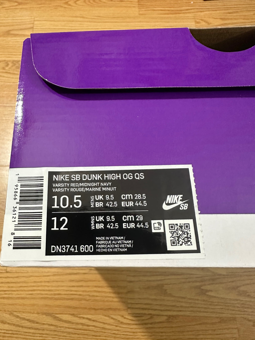 Supreme Nike Sb Dunk High OG QS