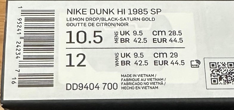 Nike Dunk HI 1985 SP