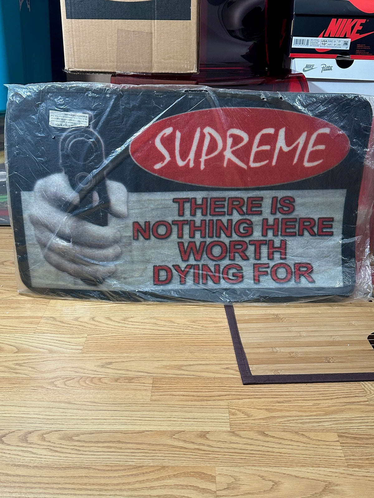 Supreme Nothing Worth Dying For Mat