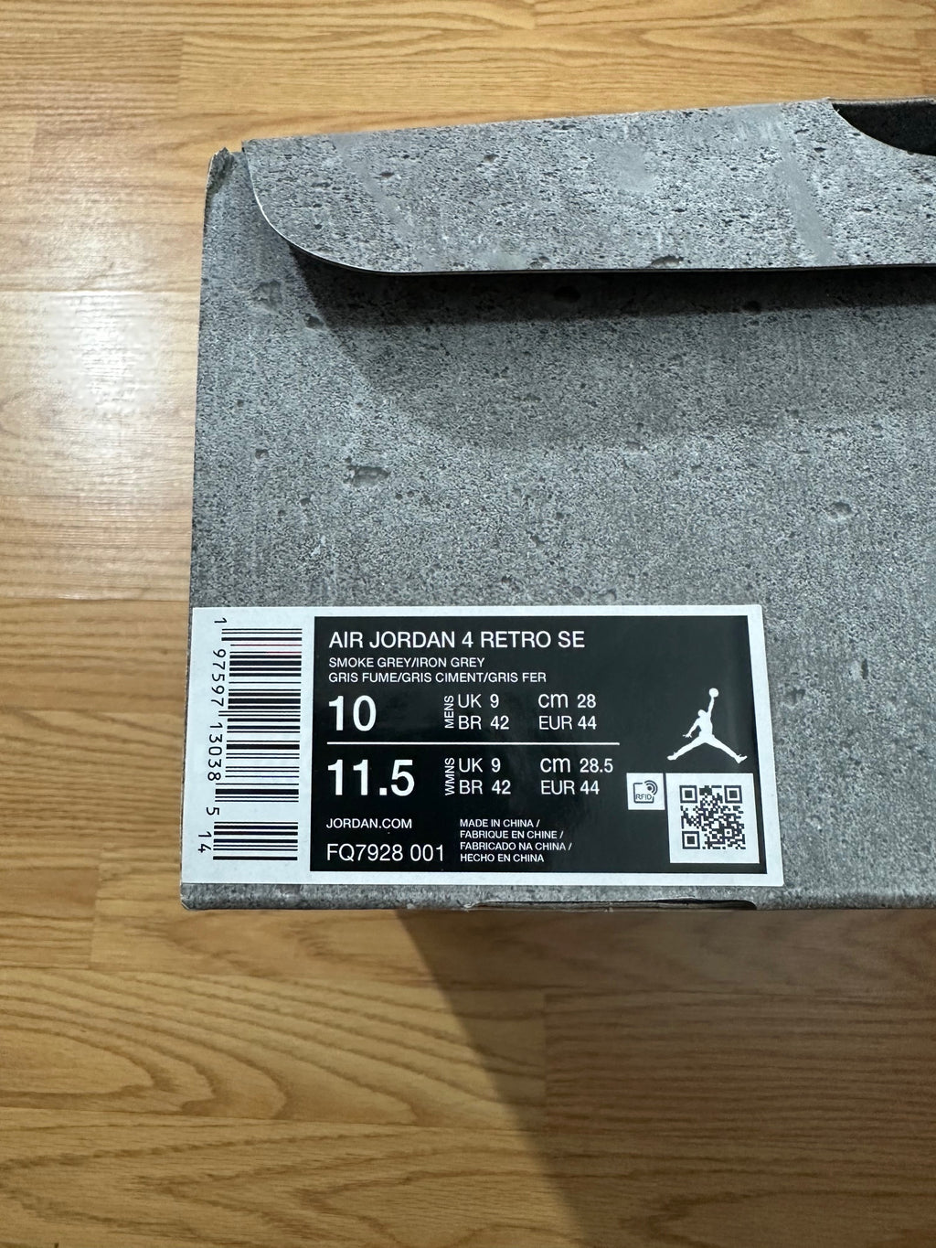 Jordan 4 Wet Cement