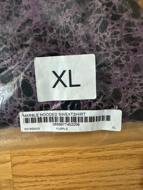Supreme Marble Hoodie