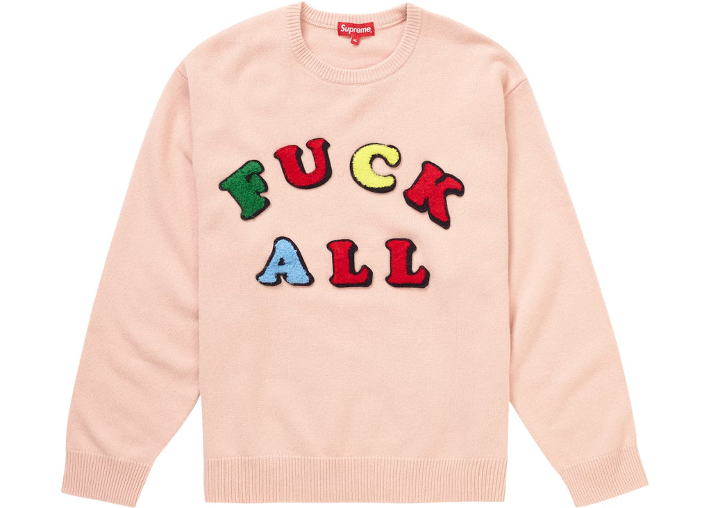 Supreme Fuck All Sweater