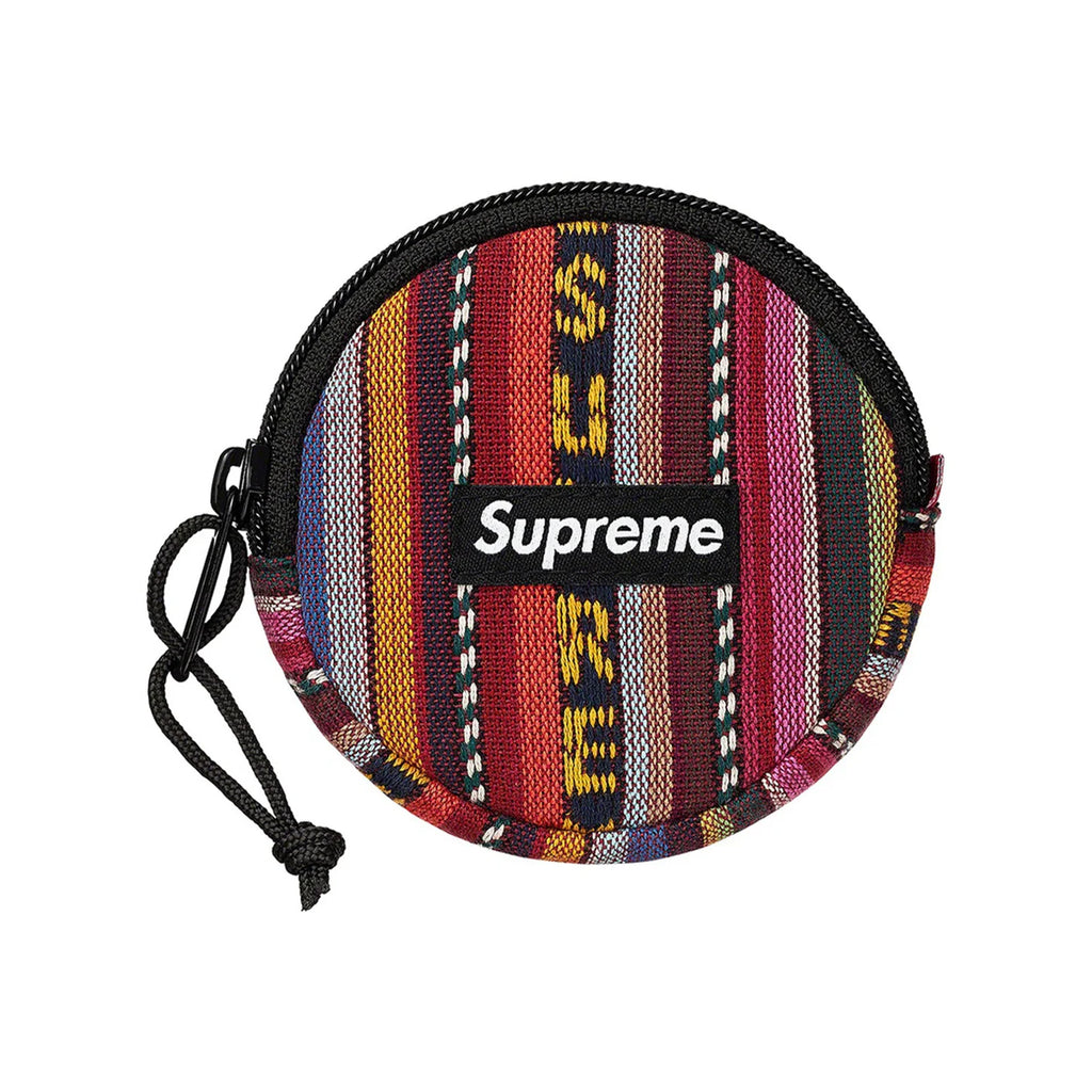 Supreme Woven Stripe Coin Pouch
